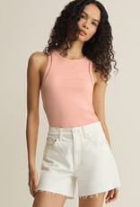 Z Supply Pink Ribbed Tank