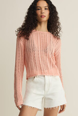 Pink Crochet Sweater