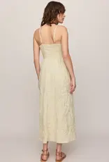 Angel Eyes Textured Midi Dress