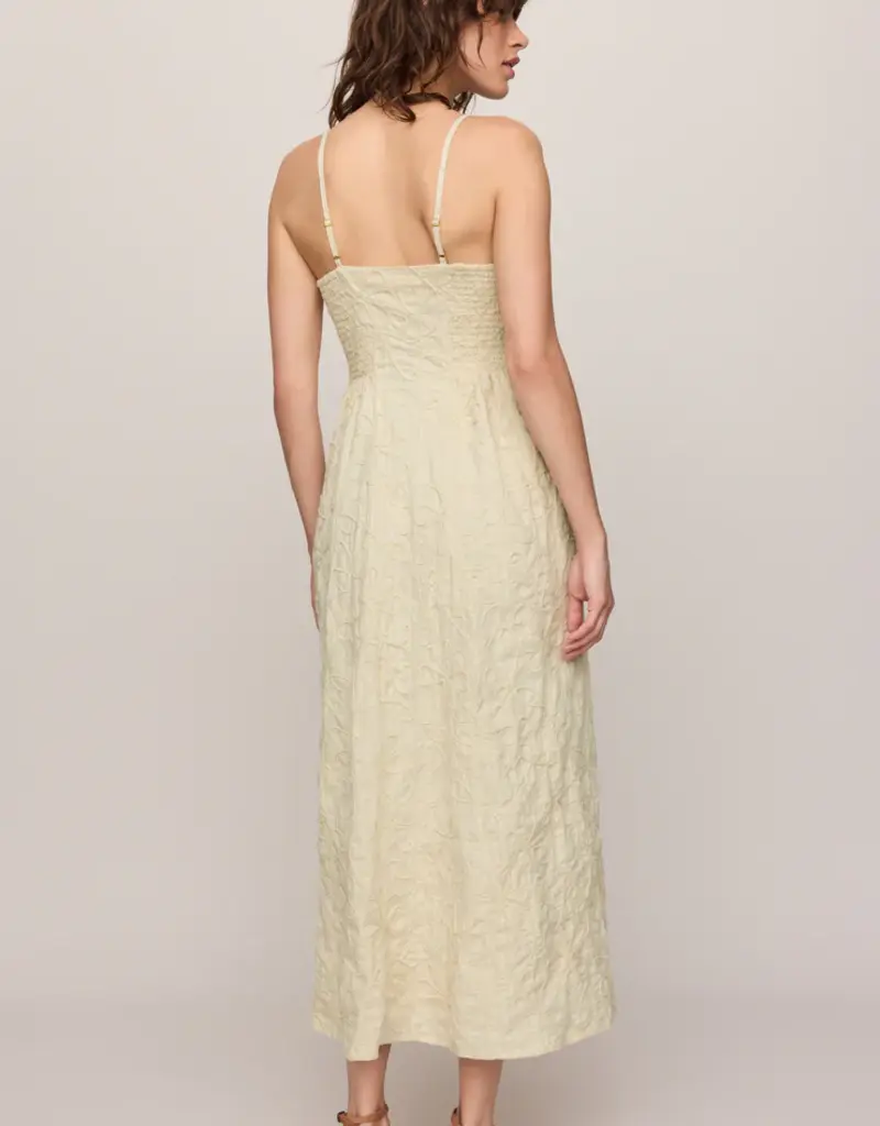 Angel Eyes Textured Midi Dress