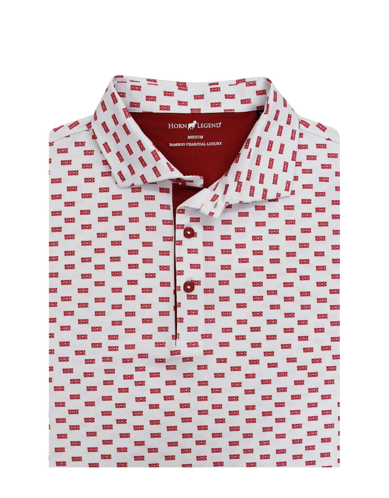 HL White Boomer Sooner Polo