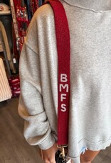 Red BMFS Beaded Purse Strap