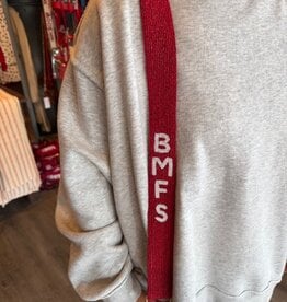 Red BMFS Beaded Purse Strap