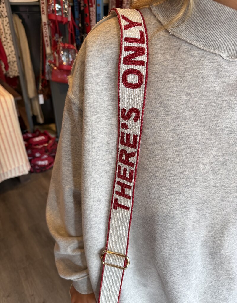 White There's Only One Purse Strap