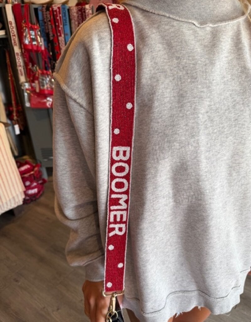 Red Polka Dot Purse Strap