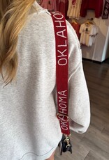 Red Pearl Oklahoma Purse Strap