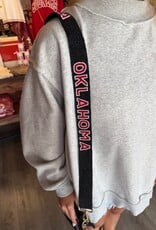 Black Oklahoma Purse Strap