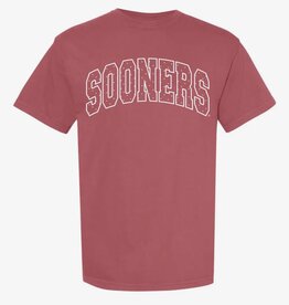 Crimson Polka Dot Puff Tee