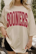 Cream Sooners TallBoy Tee One Size