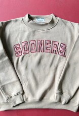 Sooners Gingham Mockneck