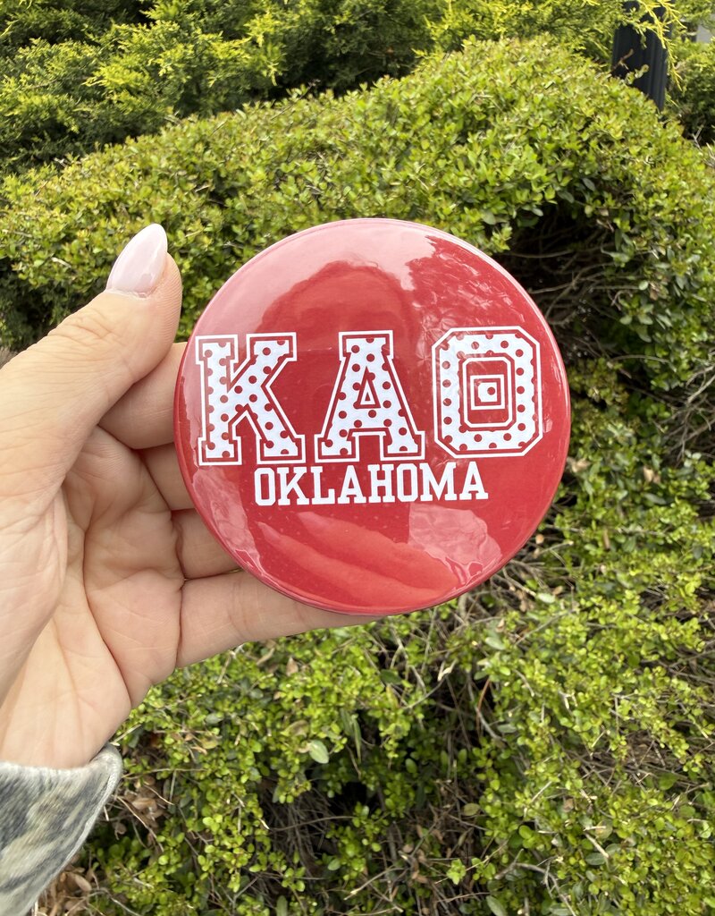 !Theta Polka Dot Button