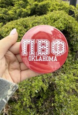 !Pi Phi Polka Dot Button