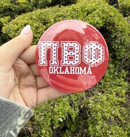 !Pi Phi Polka Dot Button