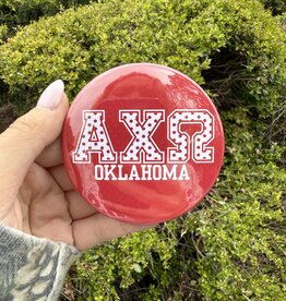 !Alpha Chi Polka Dot Button