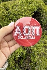 !AOPi Polka Dot Button