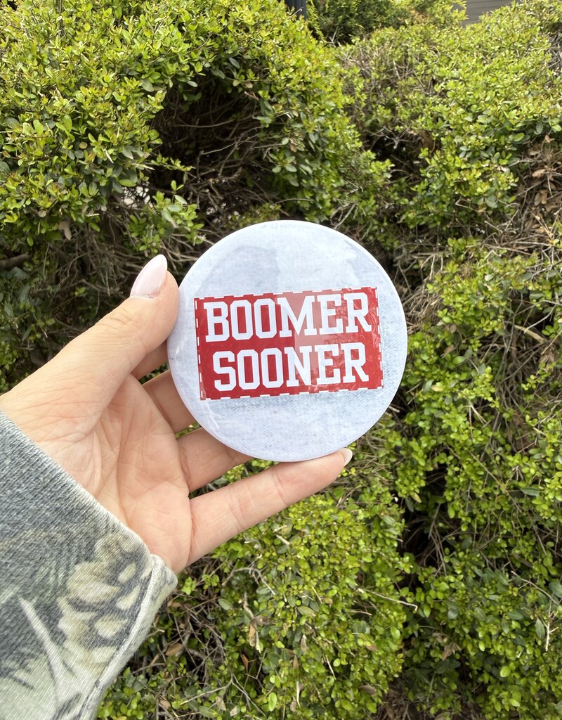 !Grey Boomer Sooner Button