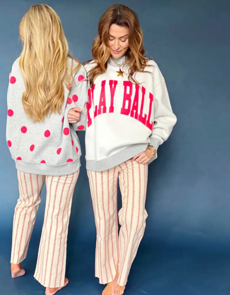 Play Ball Two-Sided Mockneck