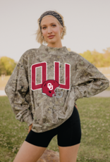 OU Camo Mock Neck