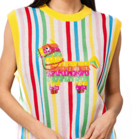 QOS Rainbow Piñata Sweater Tank