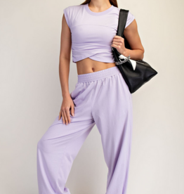 lycra crossover set Lavender