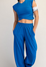 lycra crossover set Ocean Blue