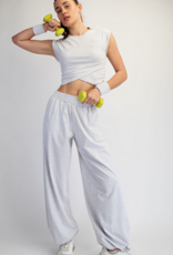 lycra crossover set Grey