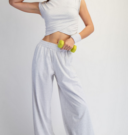 lycra crossover set Grey