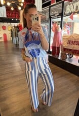 Blue Stripe Entro Pants