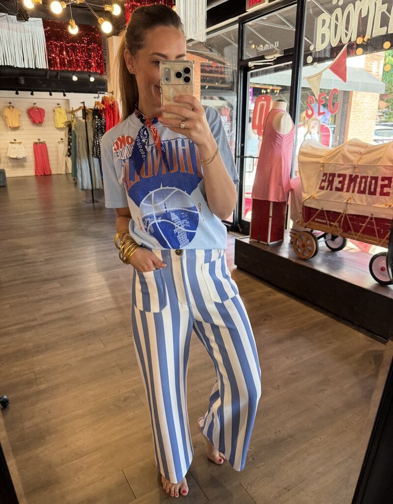 Blue Stripe Entro Pants