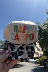 Leopard Happy Camper Hat