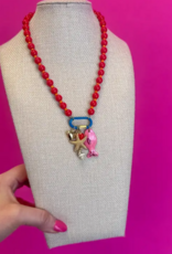 Fish Charm Necklace- Multi