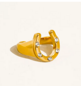 Gold Horseshoe Ring
