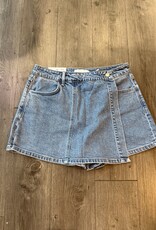 High Rise Wrap Skort