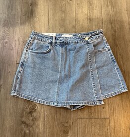 High Rise Wrap Skort