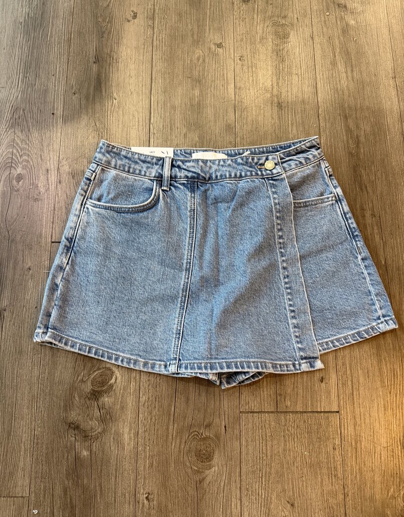 High Rise Wrap Skort