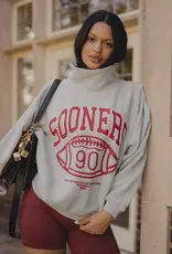 OU Sooners Campus Classic Roll Neck Sweatshirt