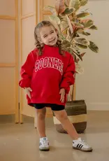Kids Sooner Polka Dot Mockneck