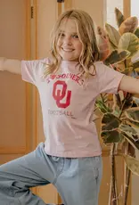 Kids OU Sooners Pink Sporty Tee