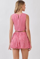 Red Gingham Tank