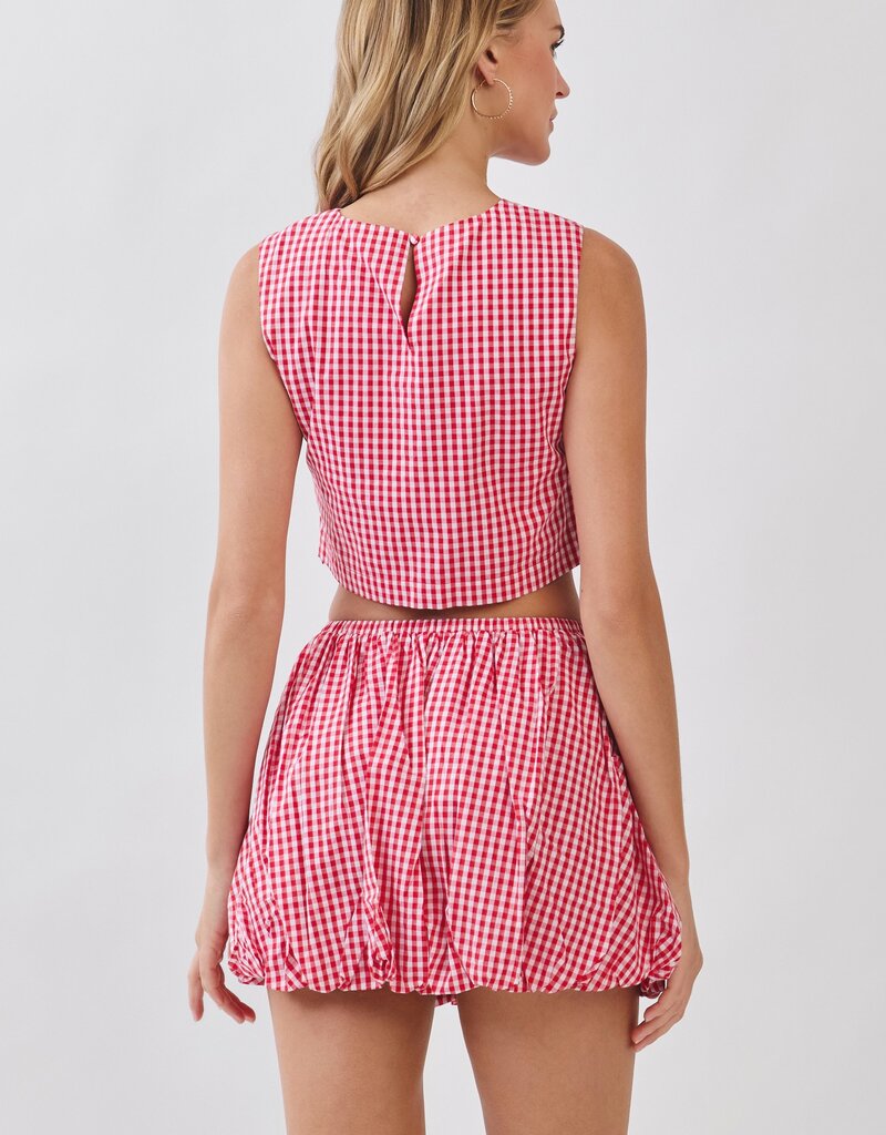 Red Gingham Tank