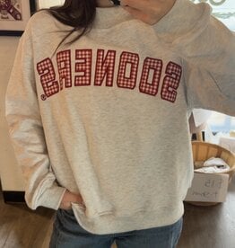 Gingham Ok Mockneck