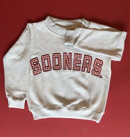 Kids Gingham Ok Mockneck
