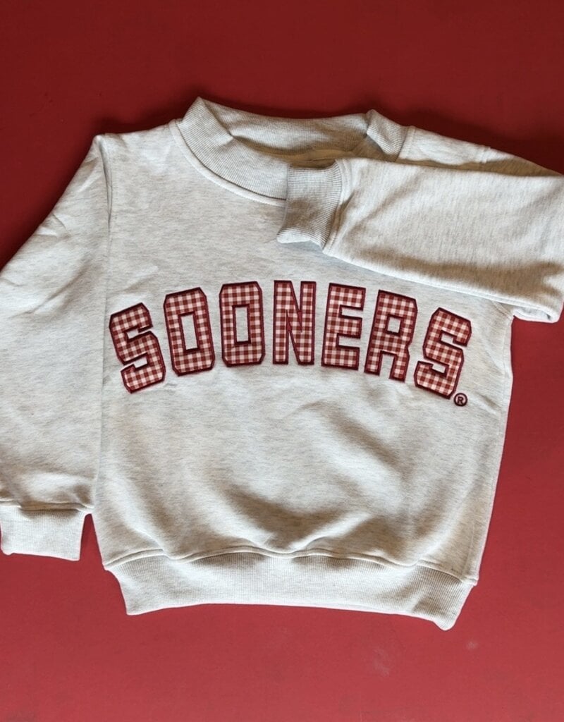 Kids Gingham Ok Mockneck