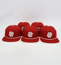 Crimson OU Disco Rope Hat