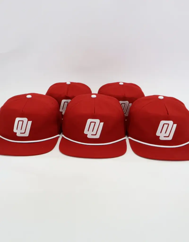 Crimson OU Disco Rope Hat