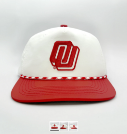 Red & White Disco Rope Hat