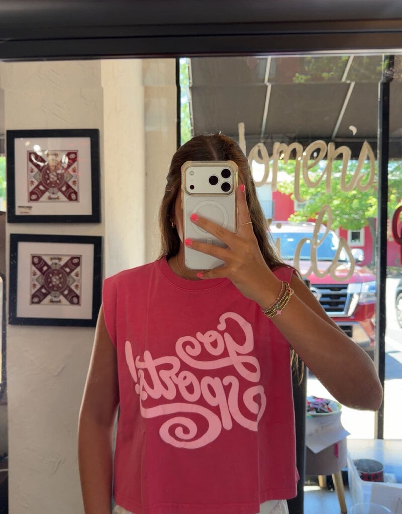 Pink Go Sports Tank