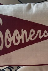 Sooners Pennant Pillow