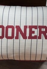 Baseball Pinstripe Pillow
