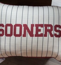 Baseball Pinstripe Pillow